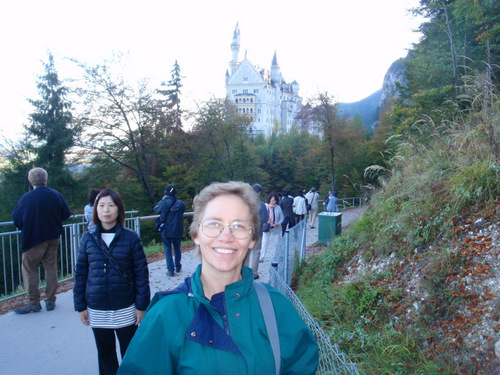 Terry and Neuschwanstein Castle.